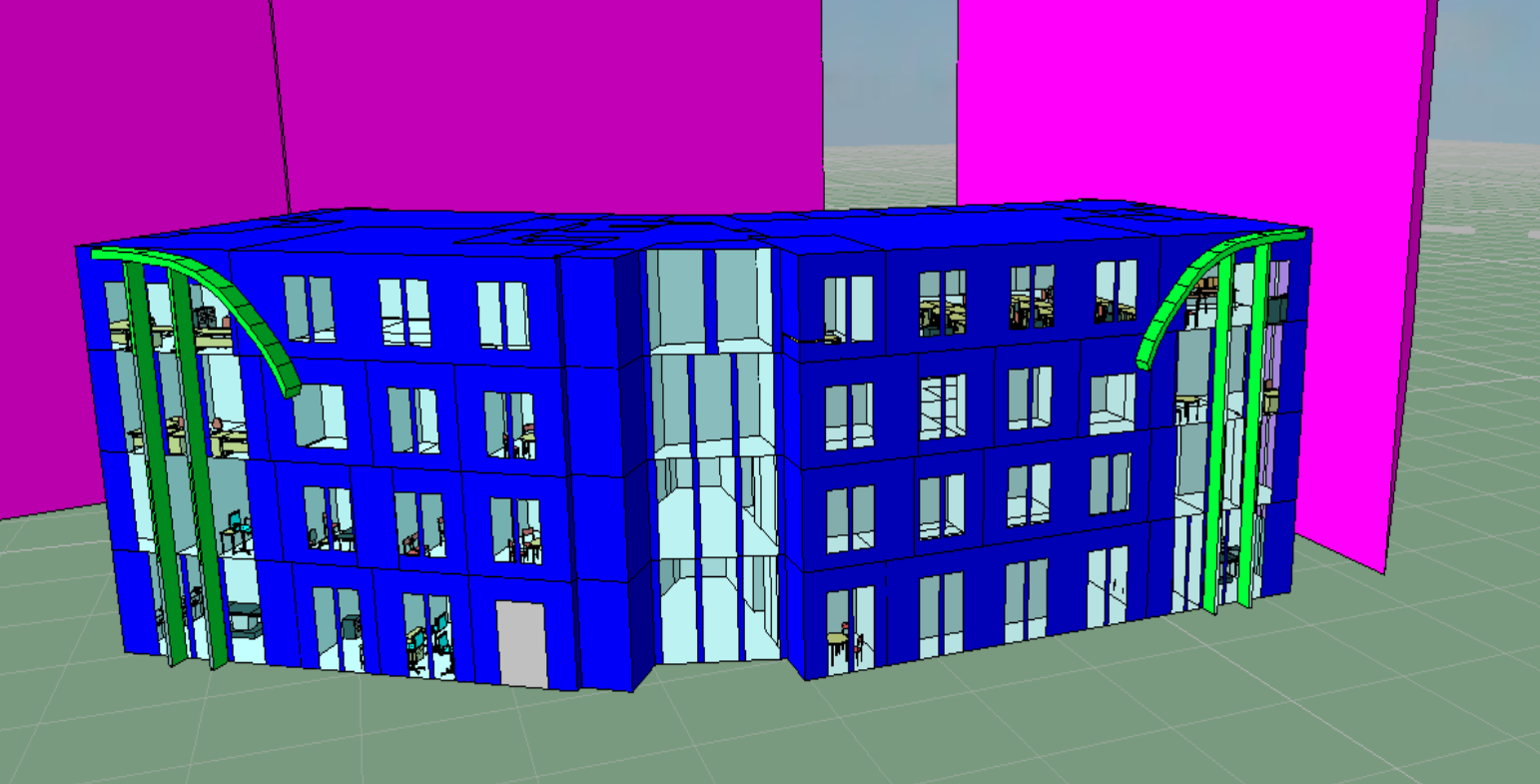3D BIM Revit model